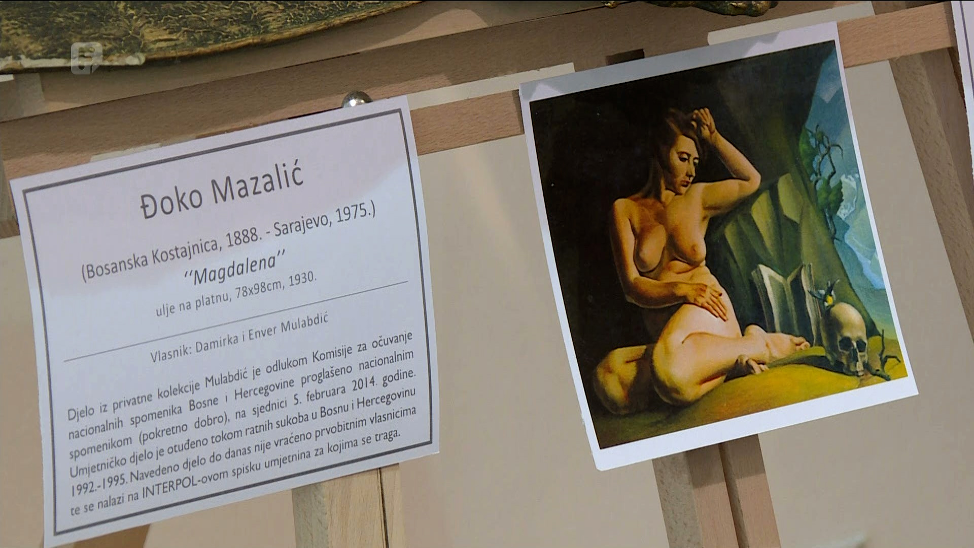 Izložba 'Nestala umjetnička djela u BiH' - BiH traga za 179 umjetnina